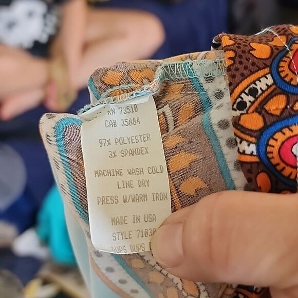 Uncle Frank Anthro boho Y2K style aqua blue maxi dress size small - Picture 7 of 8